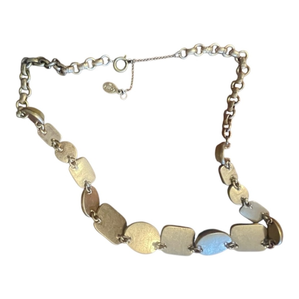 Ann Taylor Loft Gemstone Color-block Necklacece - Picture 2 of 3